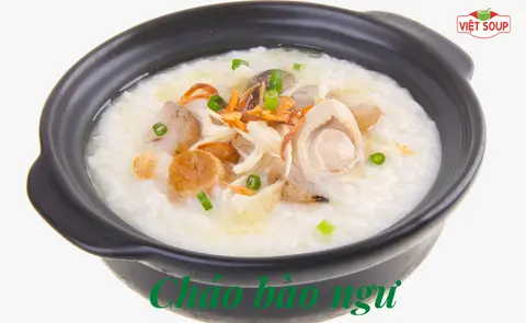 Hình ảnh CHÁO BÀO NGƯ SỐT NẤM NHUNG