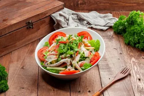 Hình ảnh Salad chanh dây hải sản