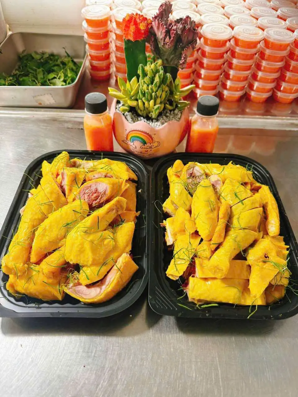 Hình ảnh gà 2 khuây 