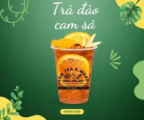 Hình ảnh Trà đào cam sả