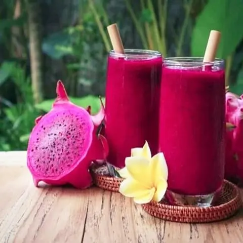 Hình ảnh Sinh tố thanh long đỏ