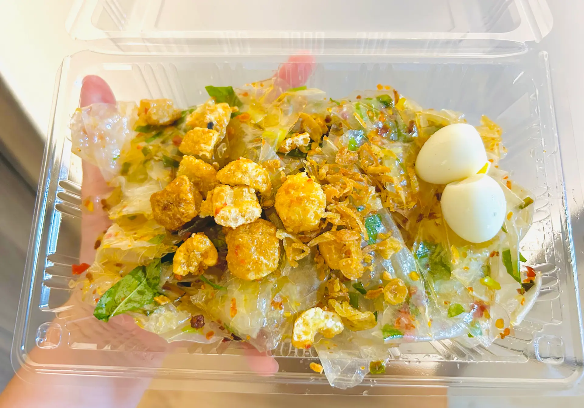 Hình ảnh Phơi sương trộn tốp mỡ