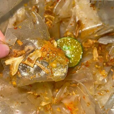 Hình ảnh Bánh tráng phơi sương hành phi sa tế