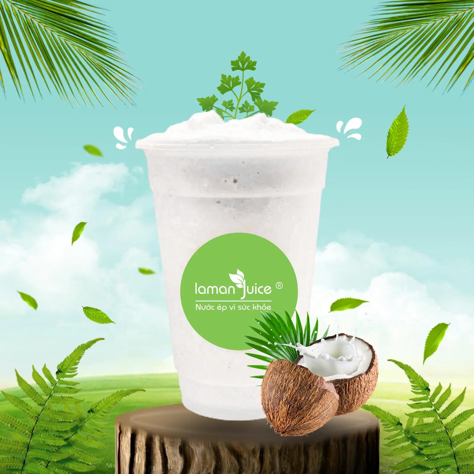 Hình ảnh S05 Sinh Tố Dừa Non