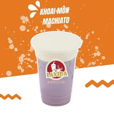 Hình ảnh Khoai môn macchiato