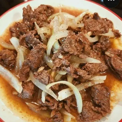 Hình ảnh Cơm bò sốt me