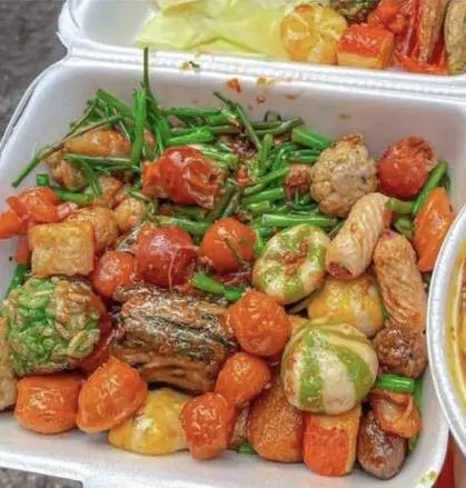 Hình ảnh Viên chiên mắm tỏi FULL TOPPING ( size LỚN)