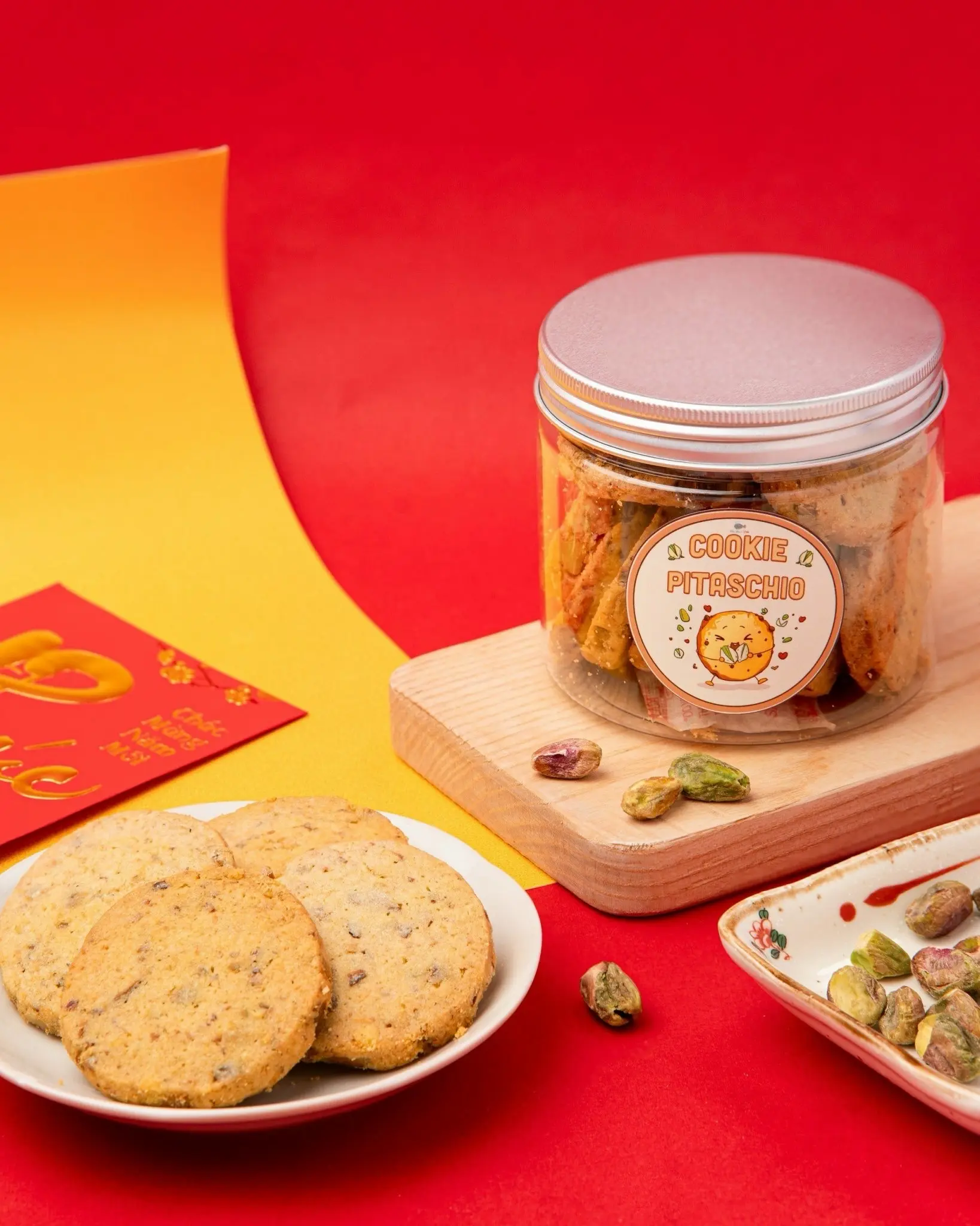 Hình ảnh Cookie Pitaschio (hủ 150g)
