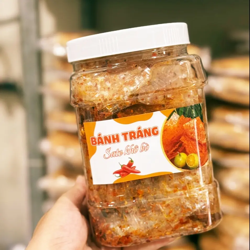 Hình ảnh Bánh Tráng Sate Bò 300g