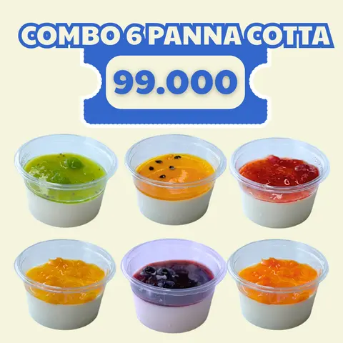 Hình ảnh COMBO 6 Cái Panna Cotta Mix Đủ Vị