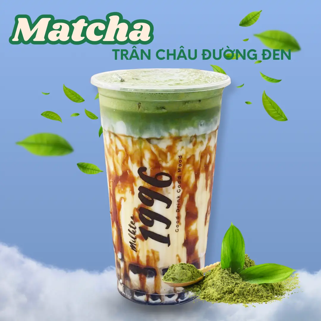 Hình ảnh Matcha Trân Châu Đường Đen
