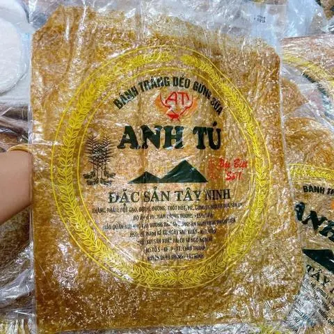 Hình ảnh Bánh Tráng Dẻo Gừng Mè 500g