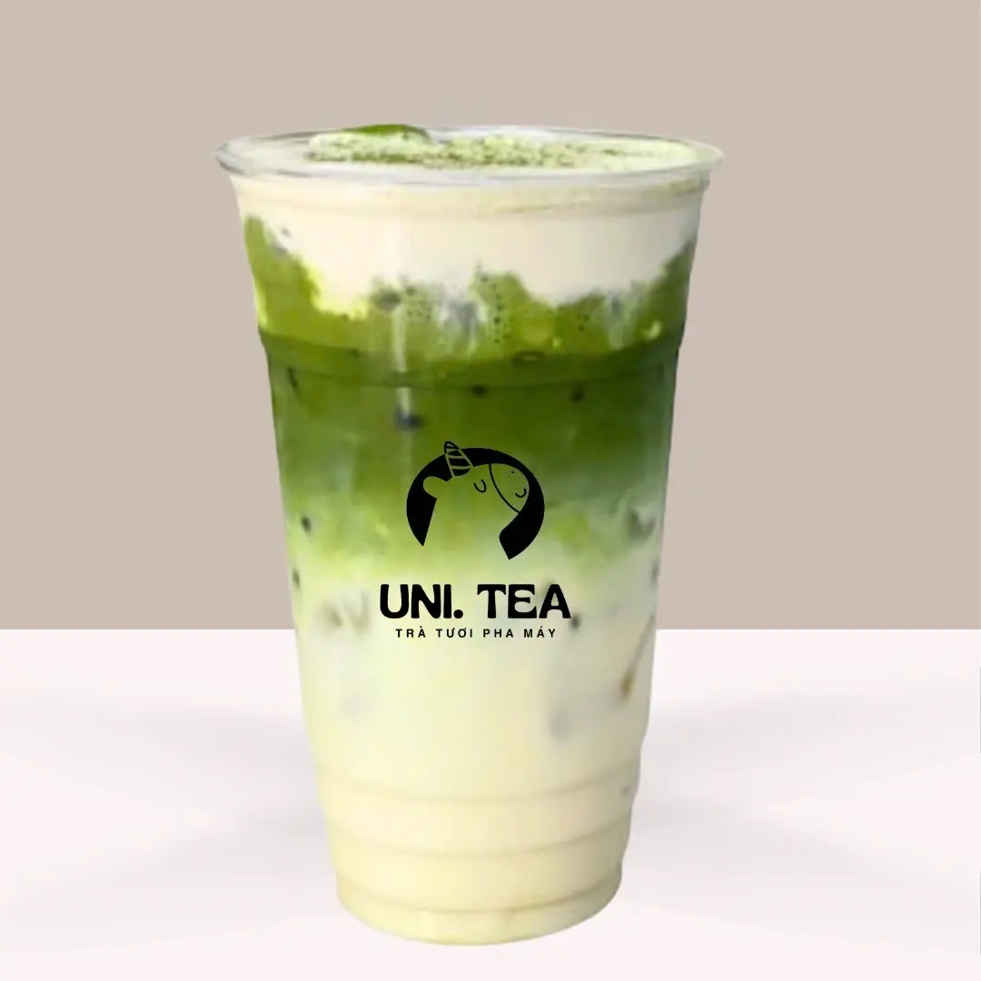 Hình ảnh Matcha latte kem muối