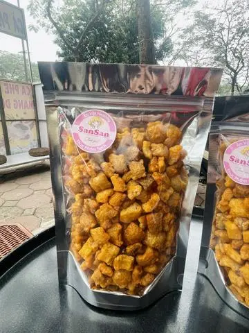 Hình ảnh Tóp mỡ rim mắm tỏi/ 1 túi 150gr
