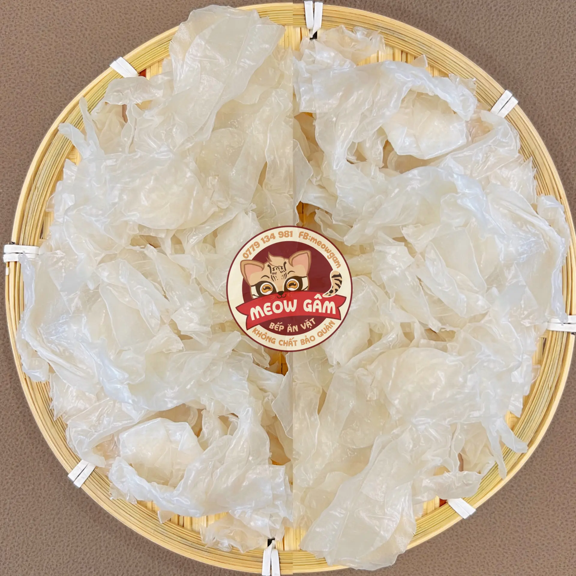 Hình ảnh Bánh Tráng Phơi Sương Xé
