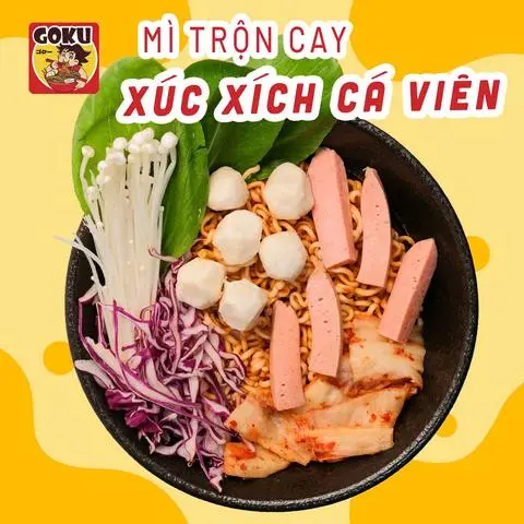 Hình ảnh Mì Trộn xúc xích cá viên SPYCY YAKINIKU