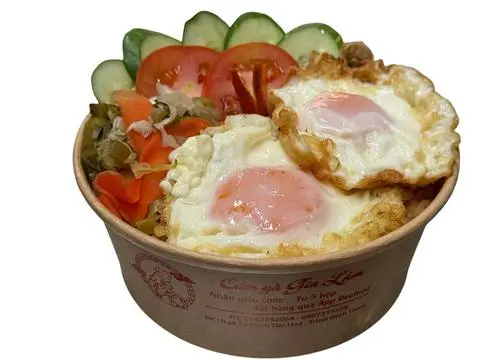 Hình ảnh cơm chiên ốp la
