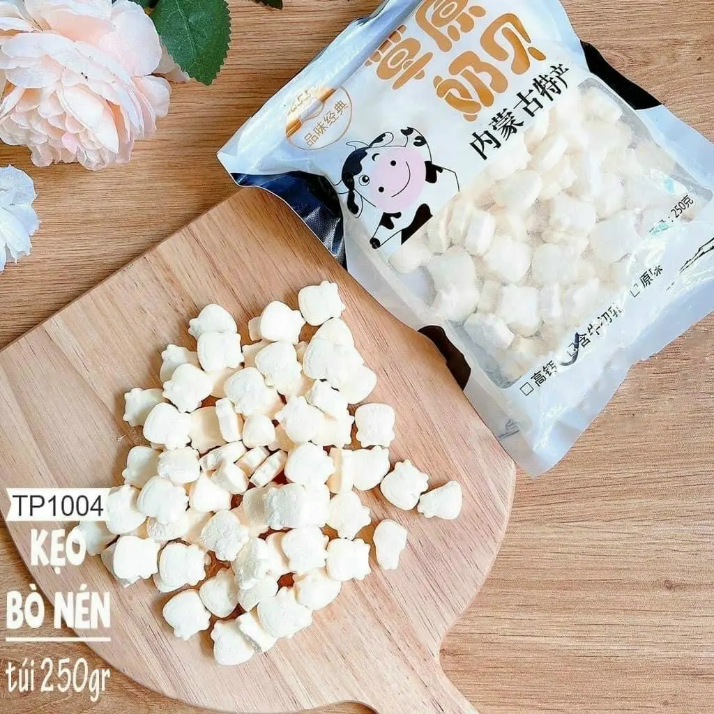 Hình ảnh 1 Gói Kẹo Bò Sữa Nén Mông Cổ-250g