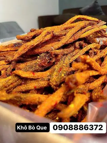 Hình ảnh khô bò que túi 300gr 