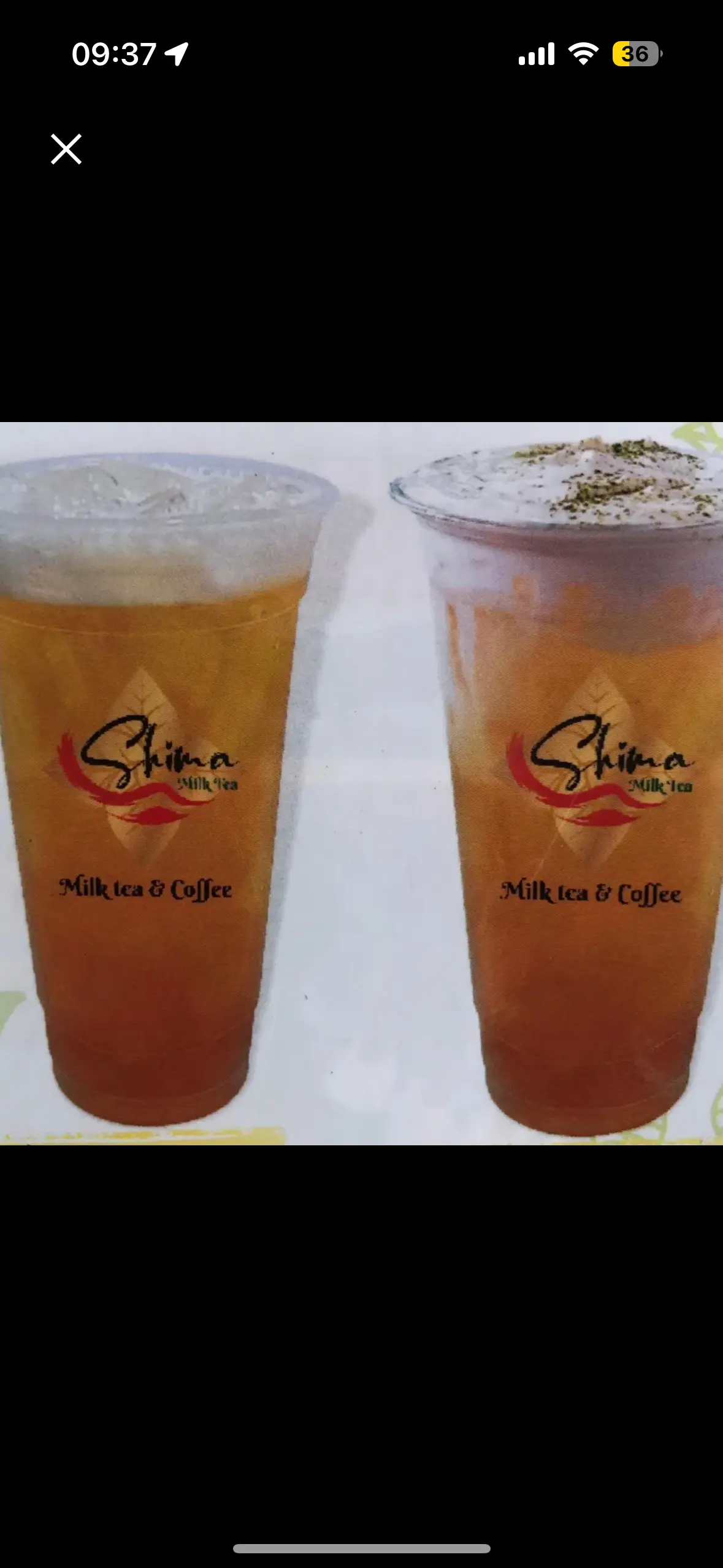 Hình ảnh Hồng trà sủi bọt
