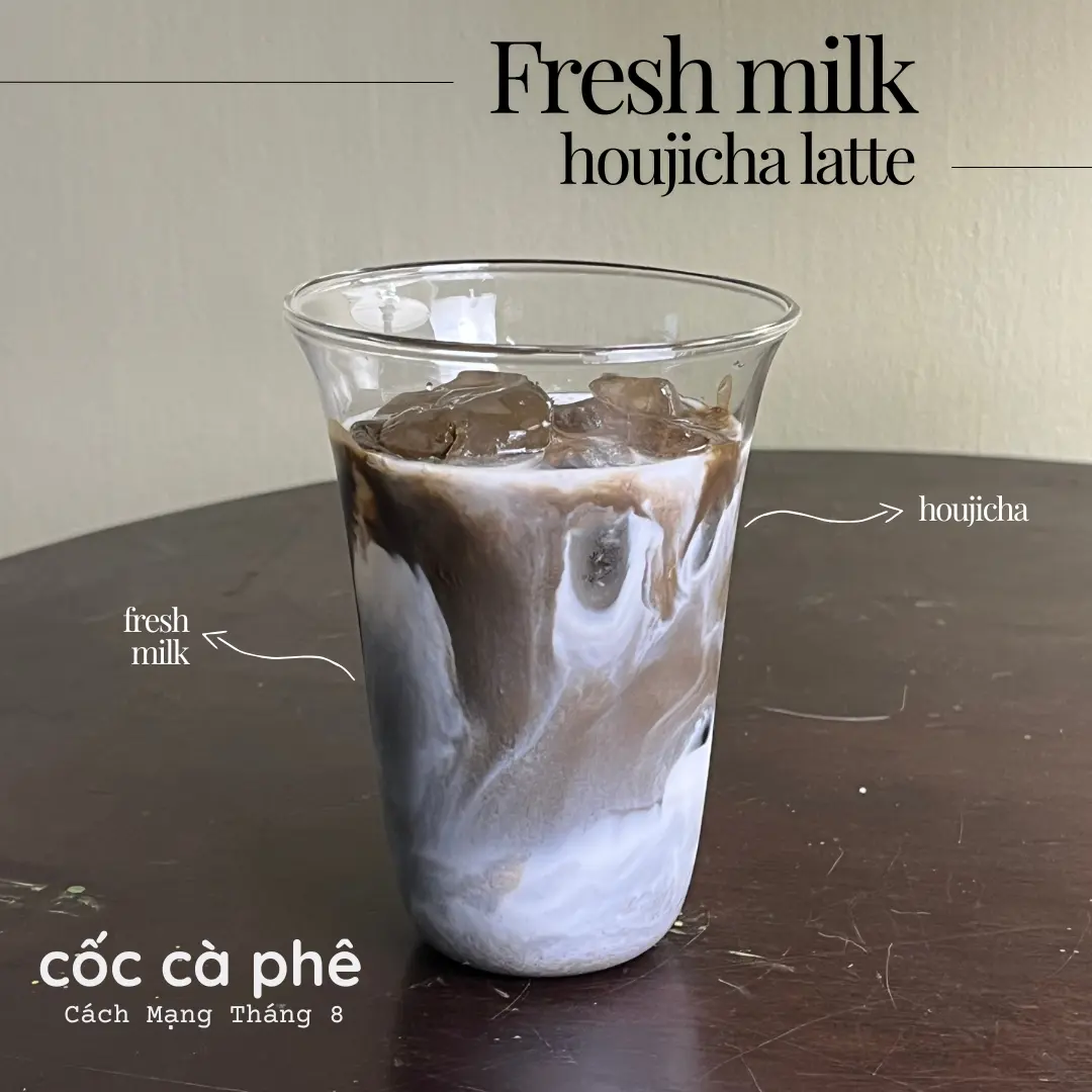 Hình ảnh Houjicha sữa tươi