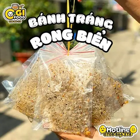 Hình ảnh Bánh Tráng Rong Biển Tỏi Ớt