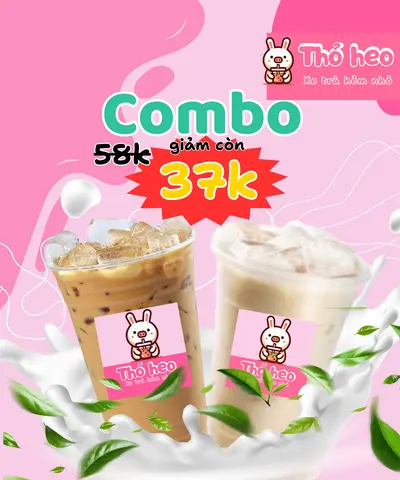 Hình ảnh combo trà sữa