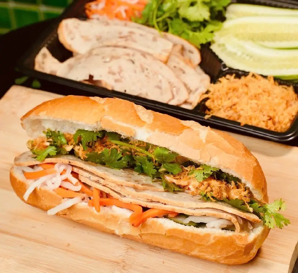 Hình ảnh Bánh mì chả bì