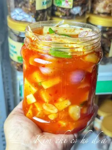 Hình ảnh Kim Chi Củ Hủ Dừa Non 1kg