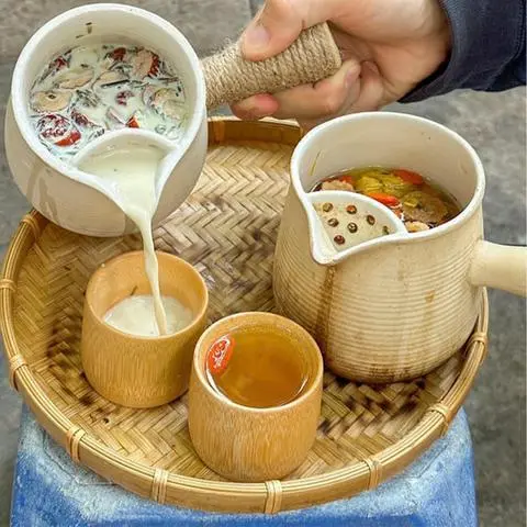 Hình ảnh TS1. Trà Sữa Nướng Hoa Hồng Thảo Mộc