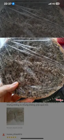 Hình ảnh Bánh tráng dừa mè 