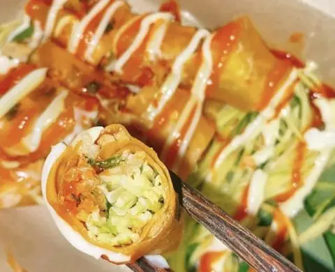 Hình ảnh Bánh tráng cuốn bơ 