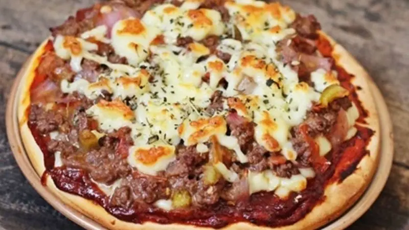Hình ảnh Pizza bò size 18