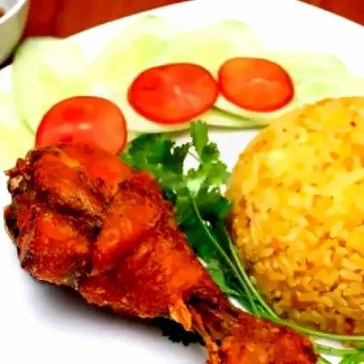 Hình ảnh Cơm gà xối mỡ nhỏ - 1 opla - 1 coca