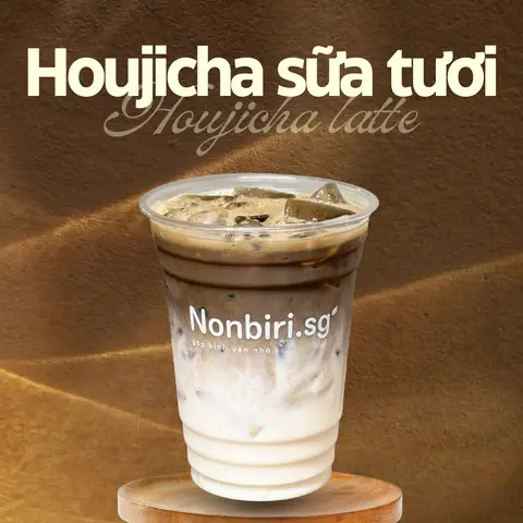 Hình ảnh Houjicha Latte (Nhật)