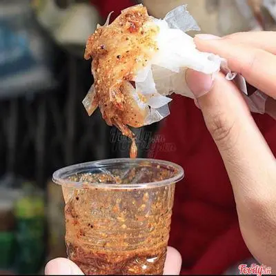Hình ảnh Bánh tráng chấm trứng cút