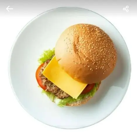 Hình ảnh Hamburger2cây Xúc Xích