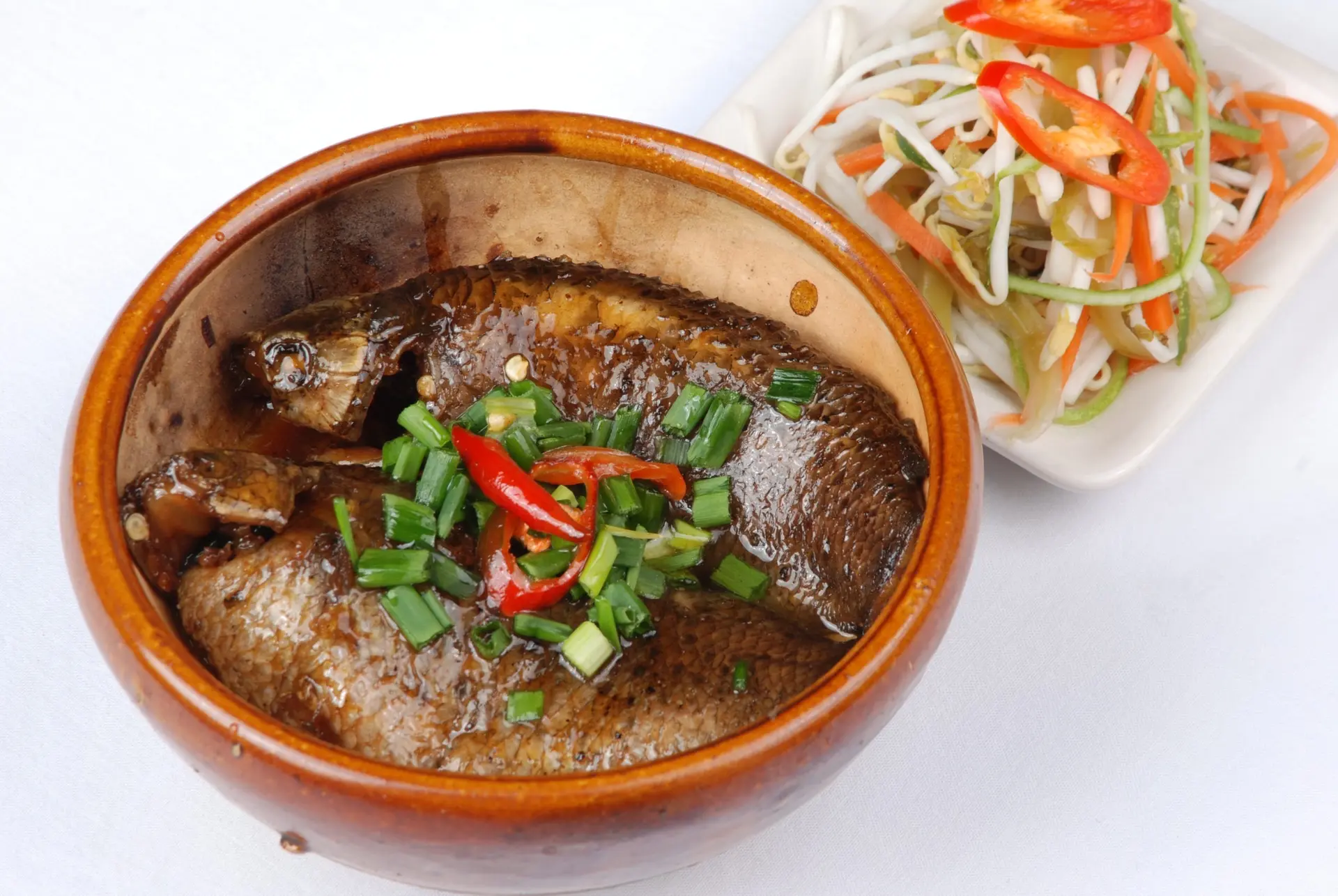 Hình ảnh Cơm cá rô kho