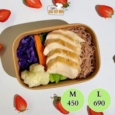 Hình ảnh Bún gạo lứt gà sous vide - Rv sous vide chicken breast