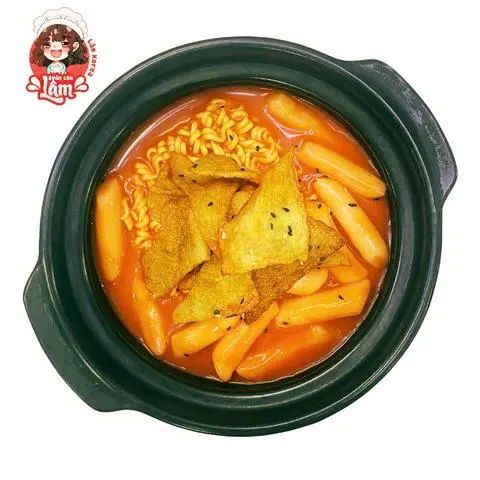 Hình ảnh Mì ramen trộn tokbokki chả cá
