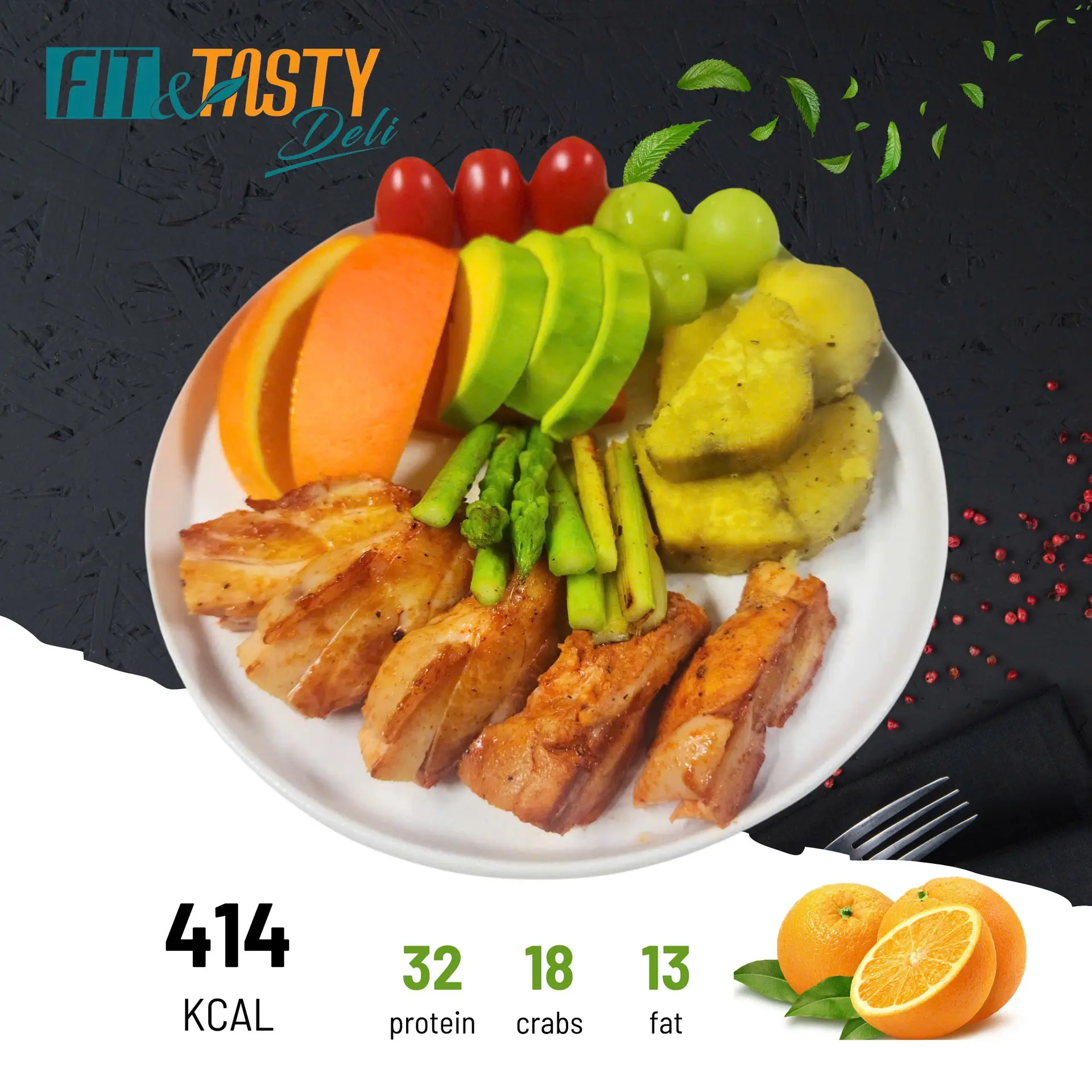 Hình ảnh Premium Lunch Box 2( Cam đổi thành dưa lưới)