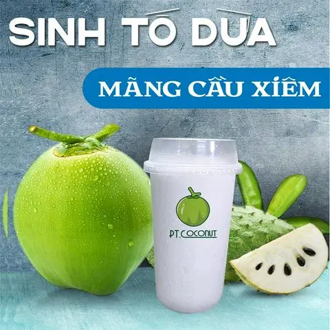 Hình ảnh Sinh Tố Dừa - Mãng Cầu Xiêm 