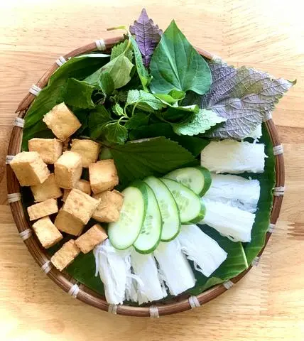 Hình ảnh Bún Đậu Mắm Tôm + ly dừa tắc size nhỏ