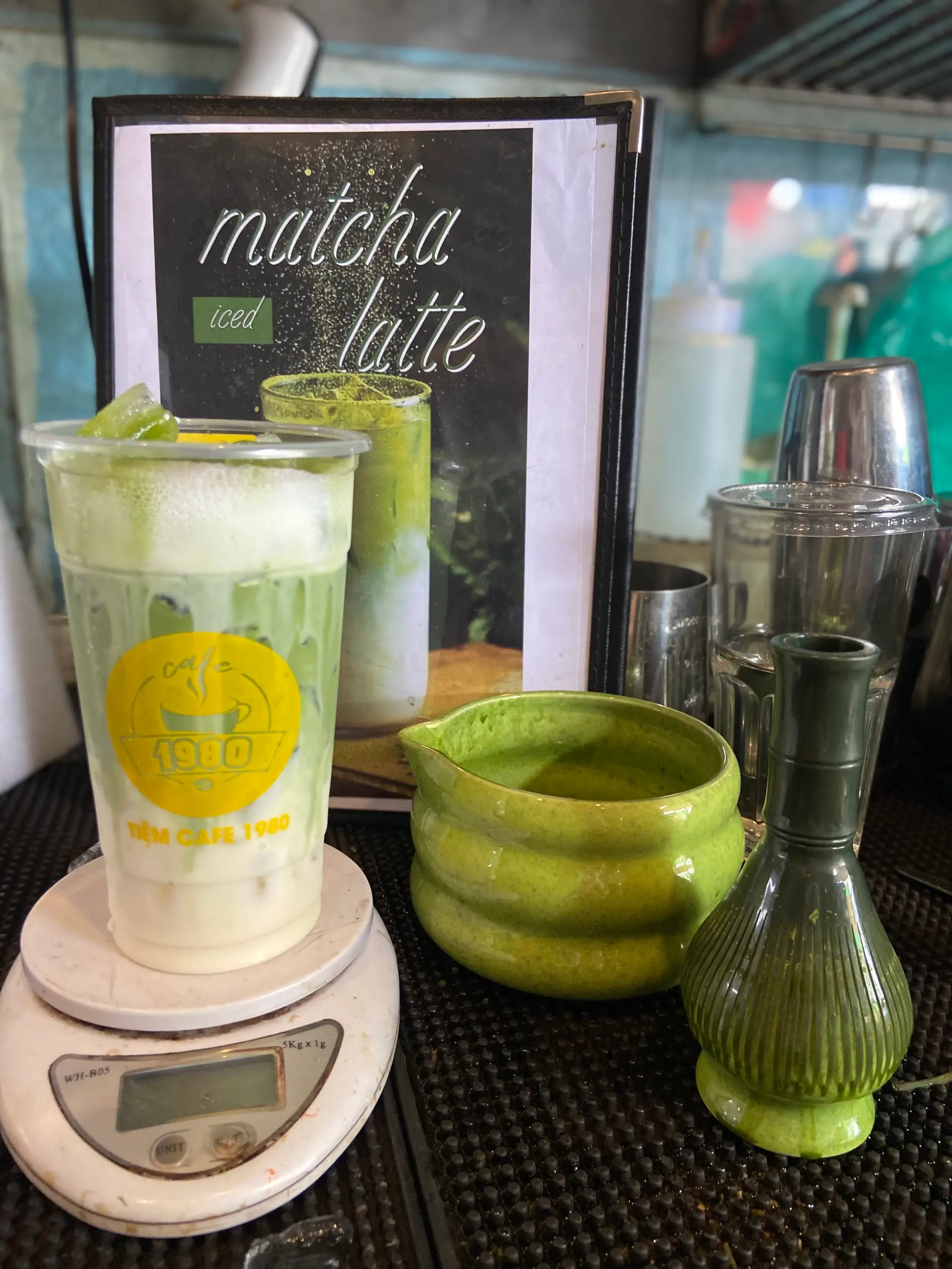 Hình ảnh Matcha Latte mix Kem Mặn 
