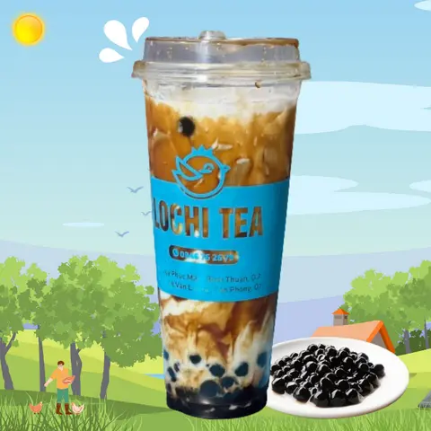 Hình ảnh Sữa tươi trân châu đường đen