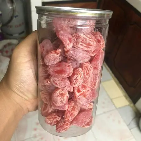 Hình ảnh Xí Muội Đào Hồng Phấn - 500gr