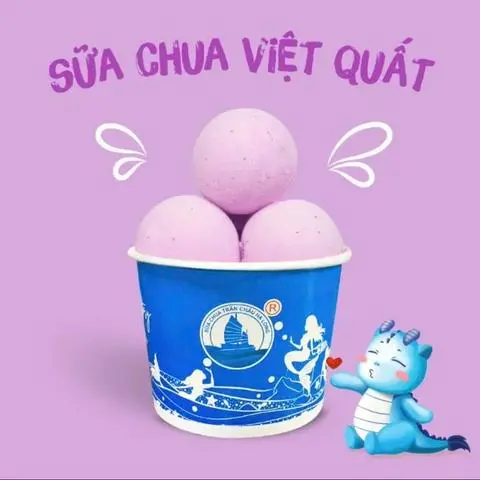 Hình ảnh Sữa chua việt quất