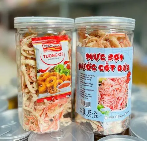 Hình ảnh Mực Sợi Nước Cốt Dừa (300G)