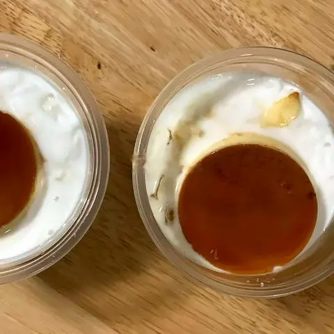 Hình ảnh Dừa dầm bánh flan