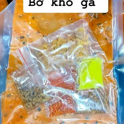 Hình ảnh Bánh tráng bơ khô gà